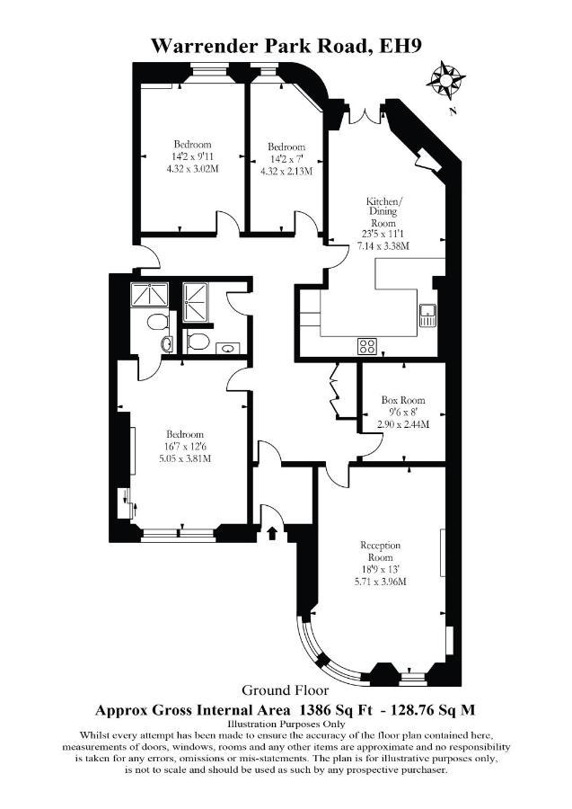 Stylish 3-Bedroom Edinburgh City Getaway Zewnętrze zdjęcie